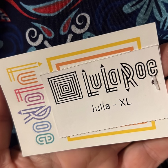 NWT Lularoe Julia dress Sz XL - Picture 3 of 6
